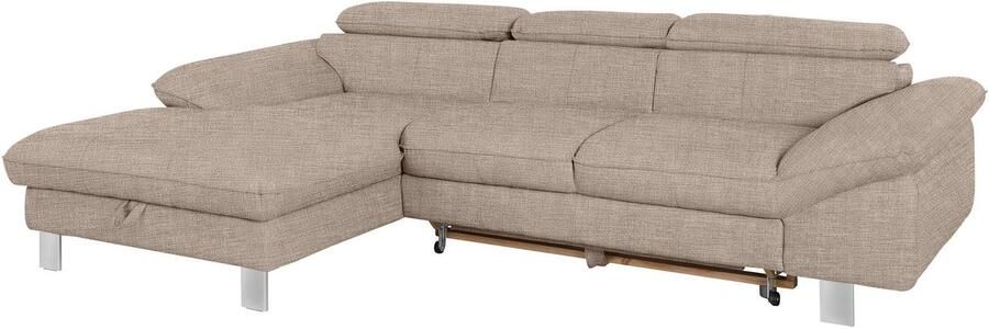 COTTA Hoekbank Driver L-vorm met verstelbaar hoofdeind naar keuze met slaapfunctie & bedkist - Foto 9