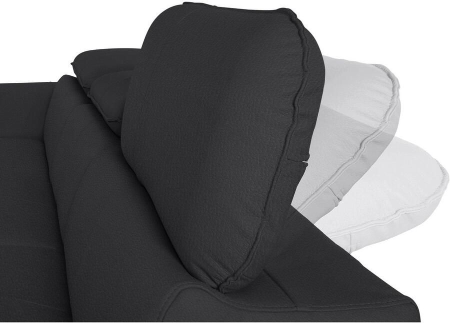 COTTA Hoekbank Driver L-vorm met verstelbaar hoofdeind naar keuze met slaapfunctie & bedkist