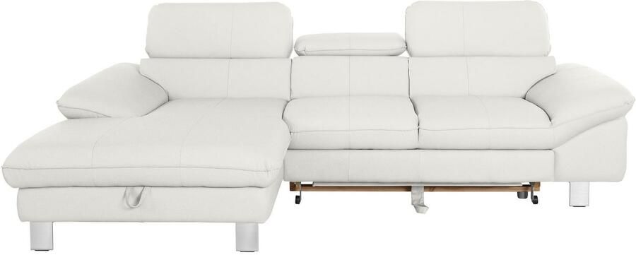 COTTA Hoekbank Driver L-vorm met verstelbaar hoofdeind naar keuze met slaapfunctie & bedkist - Foto 5