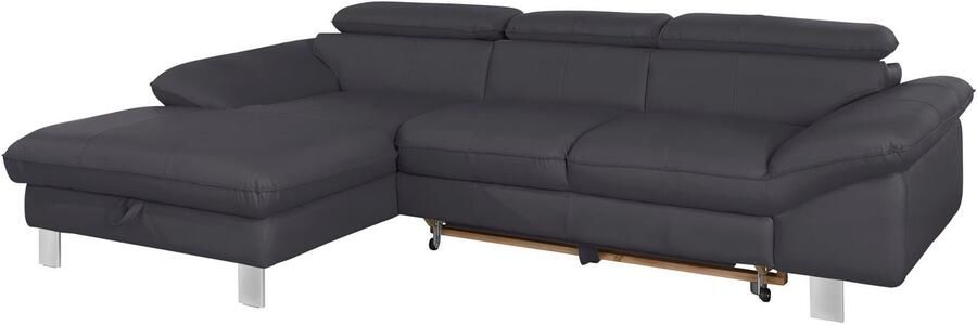 COTTA Hoekbank Driver L-vorm met verstelbaar hoofdeind naar keuze met slaapfunctie & bedkist - Foto 9