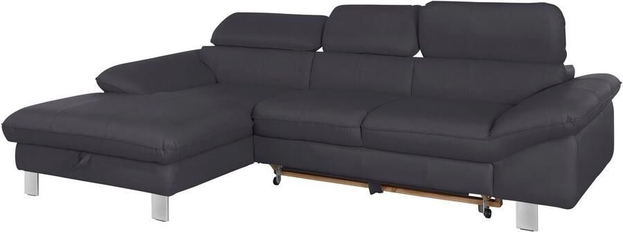 COTTA Hoekbank Driver L-vorm met verstelbaar hoofdeind naar keuze met slaapfunctie & bedkist - Foto 7