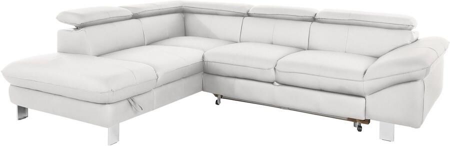 COTTA Hoekbank Driver L-vorm met verstelbaar hoofdeind naar keuze met slaapfunctie & bedkist - Foto 13