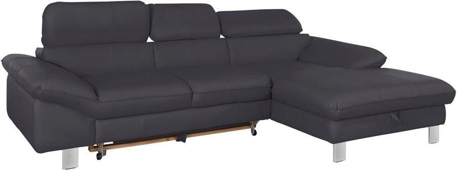 COTTA Hoekbank Driver L-vorm met verstelbaar hoofdeind naar keuze met slaapfunctie & bedkist - Foto 10