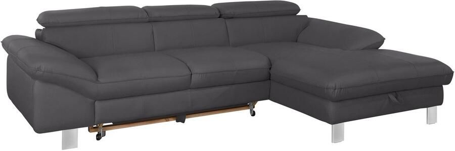 COTTA Hoekbank Driver L-vorm met verstelbaar hoofdeind naar keuze met slaapfunctie & bedkist - Foto 9