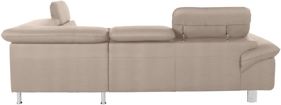 COTTA Hoekbank Driver L-vorm met verstelbaar hoofdeind naar keuze met slaapfunctie & bedkist - Foto 9