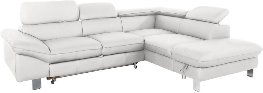 COTTA Hoekbank Driver L-vorm met verstelbaar hoofdeind naar keuze met slaapfunctie & bedkist - Foto 11