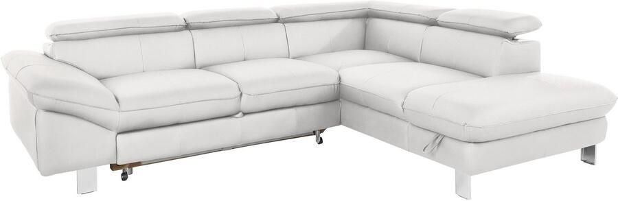 COTTA Hoekbank Driver L-vorm met verstelbaar hoofdeind naar keuze met slaapfunctie & bedkist - Foto 13