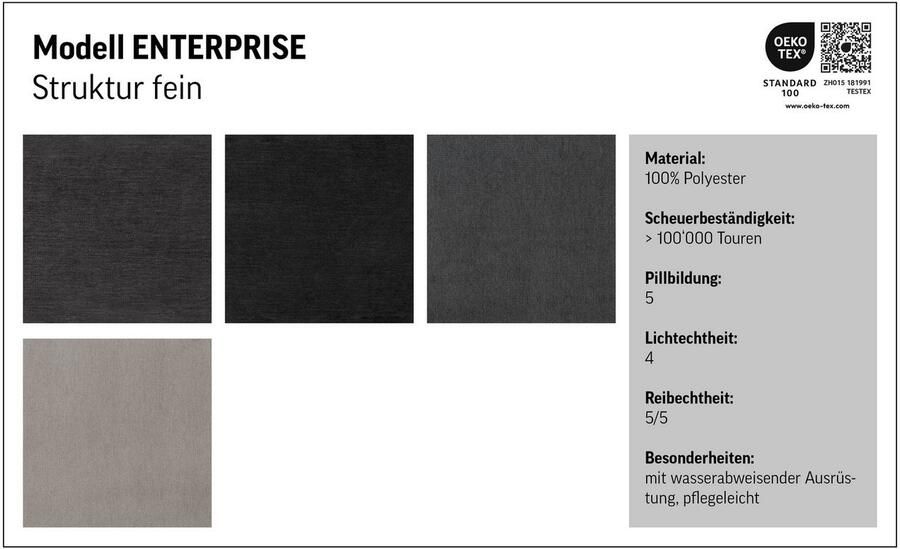 COTTA 3-zitsbank Enterprise Big-sofa met verstelbare armleuning en rugleuning - Foto 4