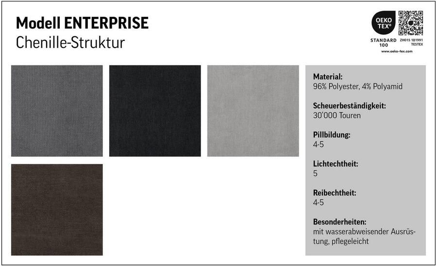 COTTA 3-zitsbank Enterprise Big-sofa met verstelbare armleuning en rugleuning - Foto 4