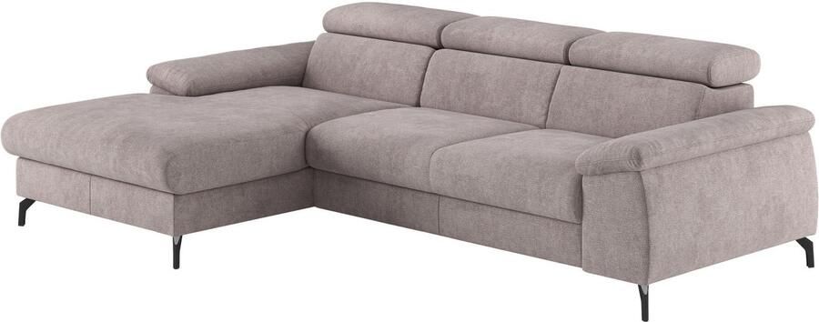 COTTA Hoekbank Kitty L-vorm met verstelbaar hoofdeind naar keuze met slaapfunctie & bedkist - Foto 3