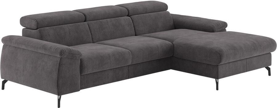 COTTA Hoekbank Kitty L-vorm met verstelbaar hoofdeind naar keuze met slaapfunctie & bedkist - Foto 4