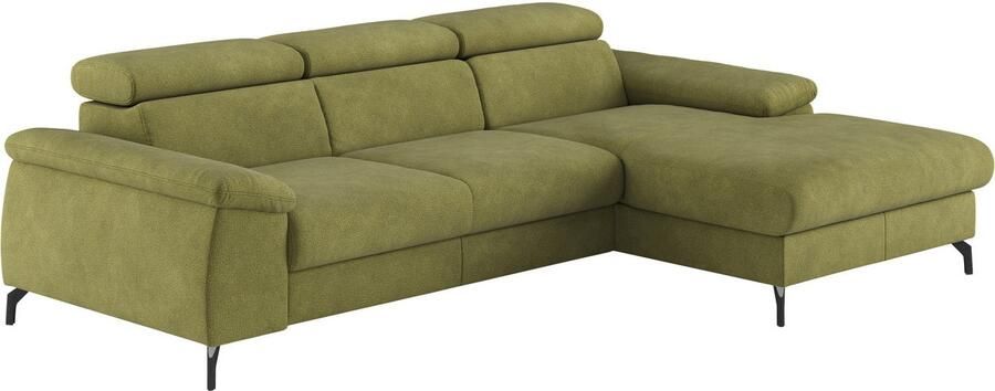 COTTA Hoekbank Kitty L-vorm met verstelbaar hoofdeind naar keuze met slaapfunctie & bedkist - Foto 3