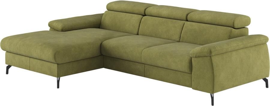 COTTA Hoekbank Kitty L-vorm met verstelbaar hoofdeind naar keuze met slaapfunctie & bedkist - Foto 3