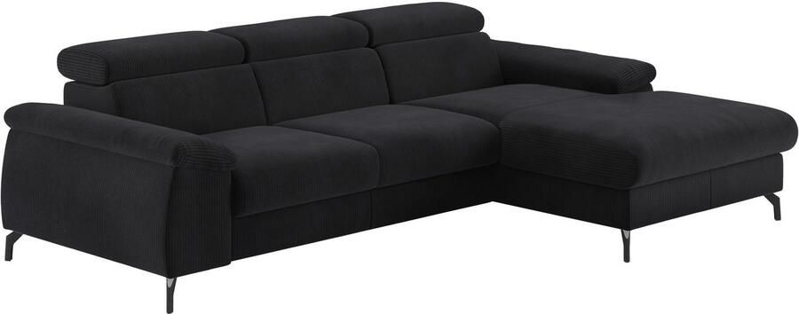 COTTA Hoekbank Kitty L-vorm met verstelbaar hoofdeind naar keuze met slaapfunctie & bedkist - Foto 4