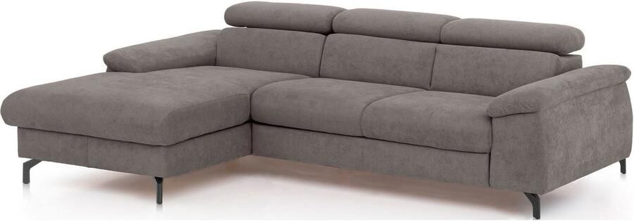 COTTA Hoekbank Kitty L-vorm met verstelbaar hoofdeind naar keuze met slaapfunctie & bedkist - Foto 2