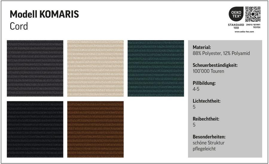 COTTA Hoekbank Kitty L-vorm met verstelbaar hoofdeind naar keuze met slaapfunctie & bedkist - Foto 3