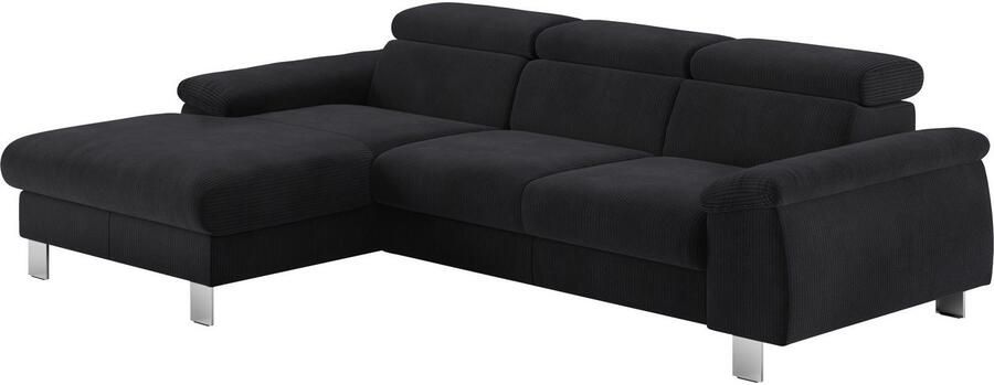 COTTA Hoekbank Komaris L-vorm met hoofdeindeverstelling keuze met bedfunctie bedlade & verlichting - Foto 5