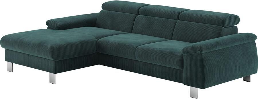 COTTA Hoekbank Komaris L-vorm met hoofdeindeverstelling keuze met bedfunctie bedlade & verlichting - Foto 5