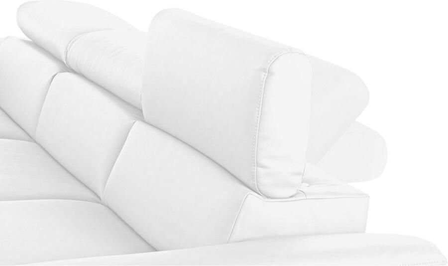 COTTA Hoekbank Komaris L-vorm met hoofdeindeverstelling keuze met bedfunctie bedlade & verlichting - Foto 3