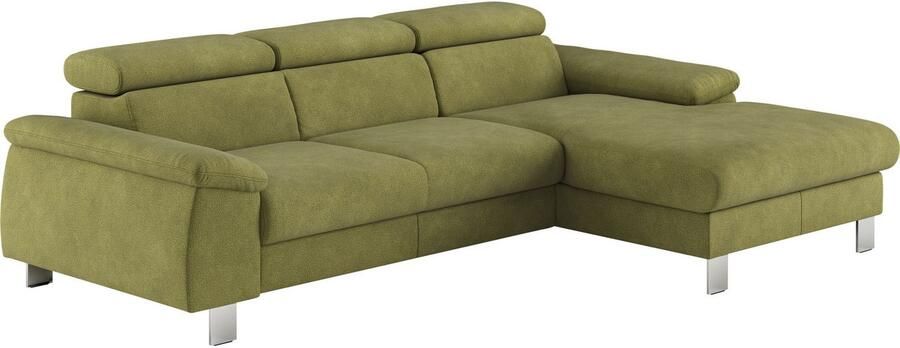 COTTA Hoekbank Komaris L-vorm met hoofdeindeverstelling keuze met bedfunctie bedlade & verlichting - Foto 4