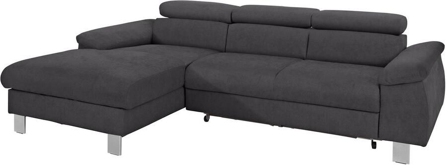 COTTA Hoekbank Komaris L-vorm met hoofdeindeverstelling keuze met bedfunctie bedlade & verlichting - Foto 6