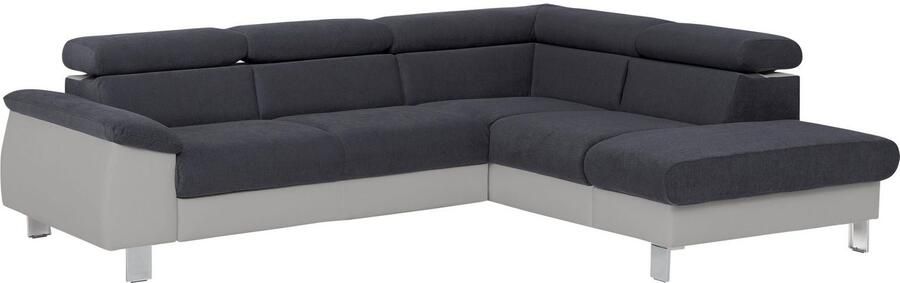 COTTA Hoekbank Komaris L-vorm met hoofdeindeverstelling keuze met bedfunctie bedlade & verlichting - Foto 11