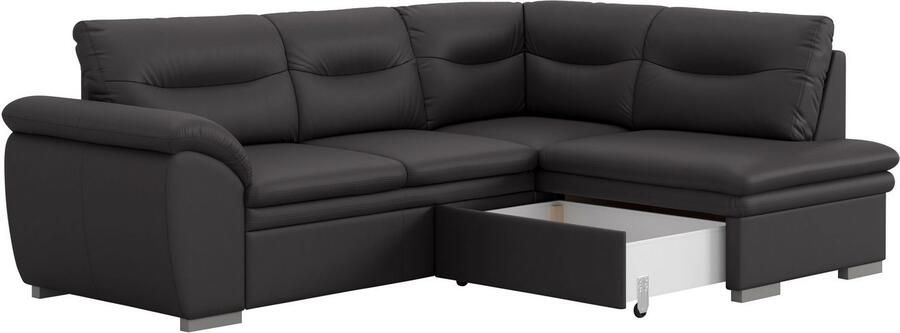 COTTA Hoekbank Leandra L-vorm naar keuze met slaapfunctie & bedkist - Foto 9