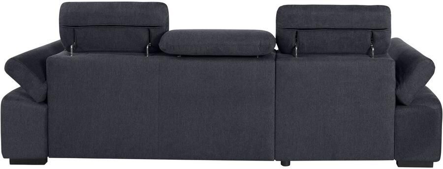 COTTA Hoekbank Lola L-vorm met hoofdeinde-functie & poef keuze met bedfunctie bedlade & armleuningverstelling (set) - Foto 10