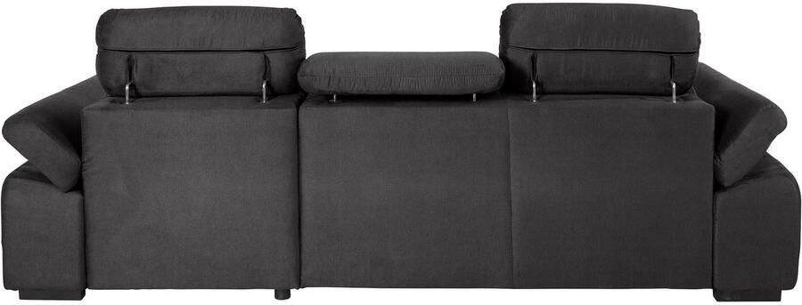 COTTA Hoekbank Lola L-vorm met hoofdeinde-functie & poef keuze met bedfunctie bedlade & armleuningverstelling (set) - Foto 10