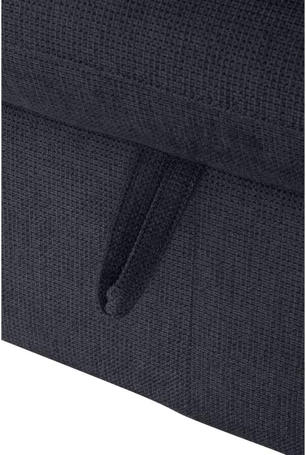 COTTA Hoekbank Lola L-vorm met hoofdeinde-functie & poef keuze met bedfunctie bedlade & armleuningverstelling (set) - Foto 4