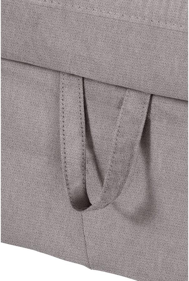 COTTA Hoekbank Lola L-vorm met hoofdeinde-functie & poef keuze met bedfunctie bedlade & armleuningverstelling (set) - Foto 5