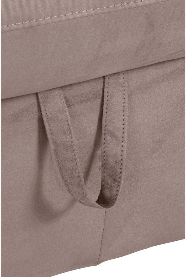 COTTA Hoekbank Lola L-vorm met hoofdeinde-functie & poef keuze met bedfunctie bedlade & armleuningverstelling (set) - Foto 4