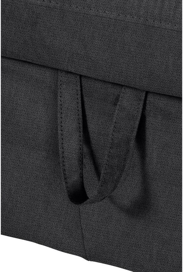 COTTA Hoekbank Lola L-vorm met hoofdeinde-functie & poef keuze met bedfunctie bedlade & armleuningverstelling (set) - Foto 4