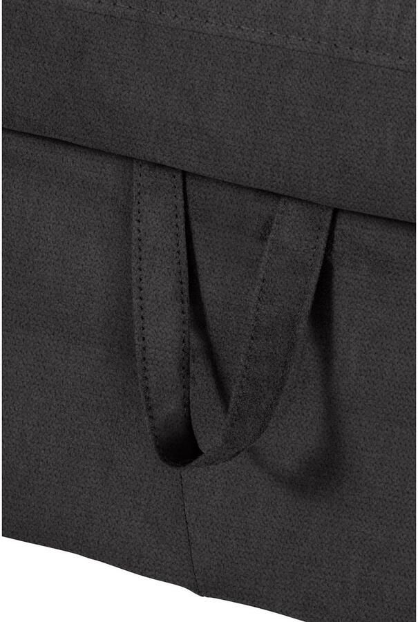 COTTA Hoekbank Lola L-vorm met hoofdeinde-functie & poef keuze met bedfunctie bedlade & armleuningverstelling (set) - Foto 5