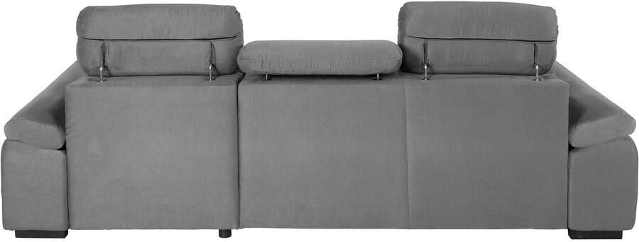 COTTA Hoekbank Lola L-vorm met hoofdeinde-functie & poef keuze met bedfunctie bedlade & armleuningverstelling (set) - Foto 7