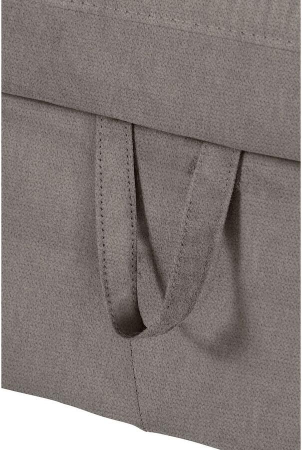 COTTA Hoekbank Lola L-vorm met hoofdeinde-functie & poef keuze met bedfunctie bedlade & armleuningverstelling (set) - Foto 4