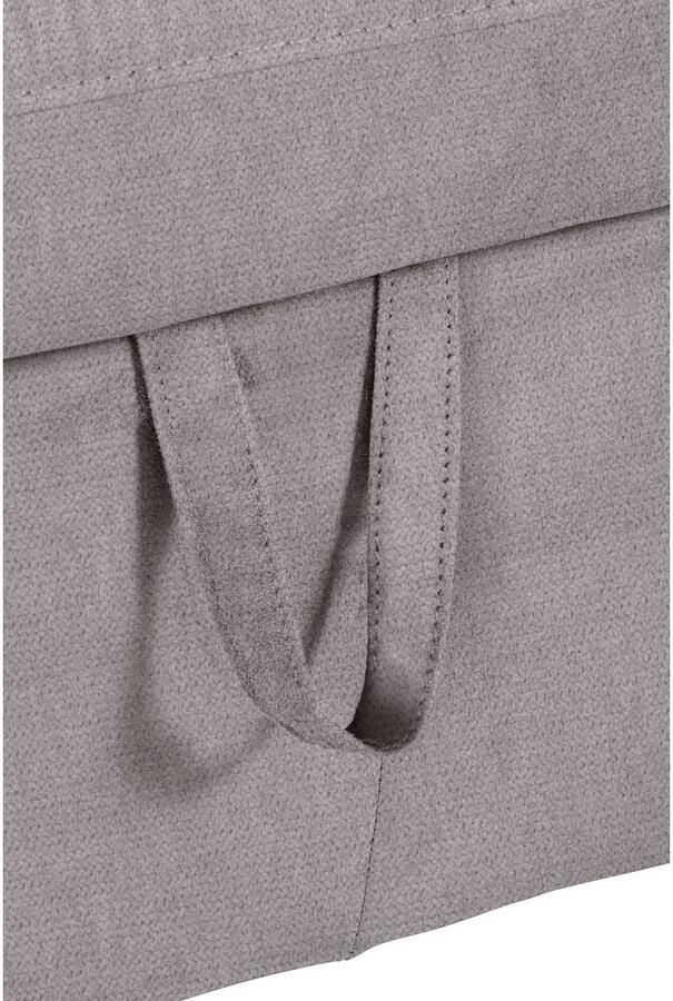COTTA Hoekbank Lola L-vorm met hoofdeinde-functie & poef keuze met bedfunctie bedlade & armleuningverstelling (set) - Foto 4