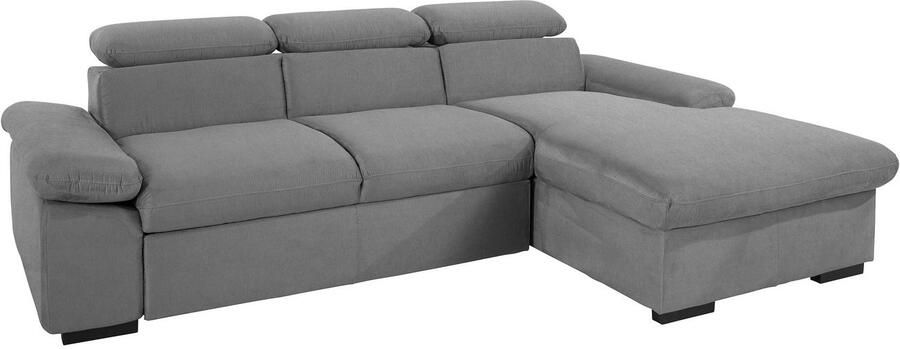 COTTA Hoekbank Lola L-vorm met hoofdeinde-functie & poef keuze met bedfunctie bedlade & armleuningverstelling (set) - Foto 10