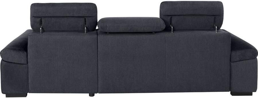 COTTA Hoekbank Lola L-vorm met hoofdeinde-functie & poef keuze met bedfunctie bedlade & armleuningverstelling (set) - Foto 11