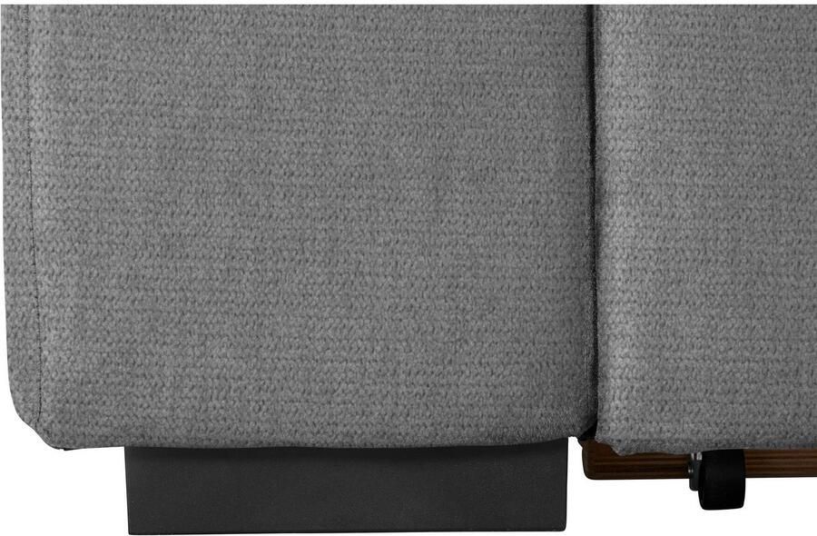 COTTA Hoekbank Lola L-vorm met hoofdeinde-functie & poef keuze met bedfunctie bedlade & armleuningverstelling (set) - Foto 6