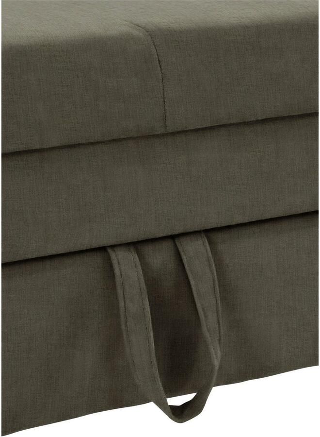 COTTA Hoekbank Mia L-vorm met 3 sierkussens keuze met bedfunctie bedlade verlichting & draadloze oplader - Foto 4