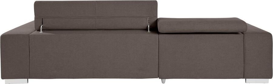 COTTA Hoekbank Orion L-vorm met hoofdbordverstelling & 3 lendenkussens - Foto 10