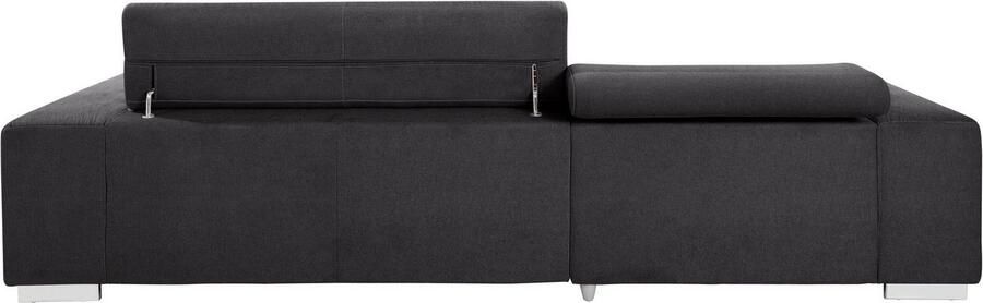 COTTA Hoekbank Orion L-vorm met hoofdbordverstelling & 3 lendenkussens - Foto 9