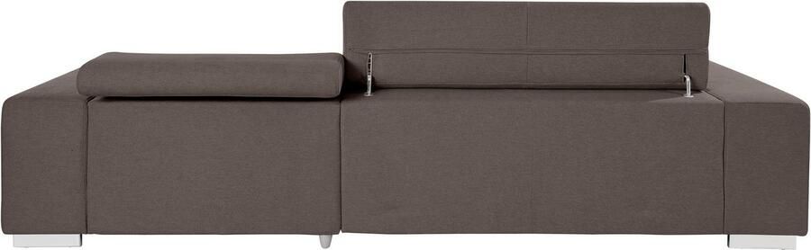 COTTA Hoekbank Orion L-vorm met hoofdbordverstelling & 3 lendenkussens - Foto 10