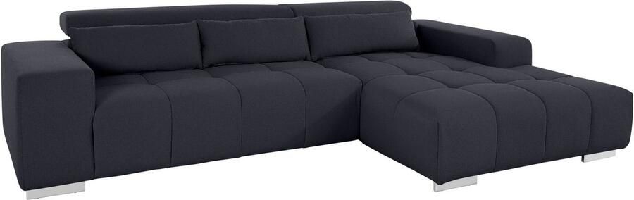 COTTA Hoekbank Orion L-vorm met hoofdbordverstelling & 3 lendenkussens - Foto 8
