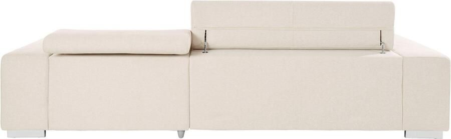 COTTA Hoekbank Orion L-vorm met hoofdbordverstelling & 3 lendenkussens - Foto 11