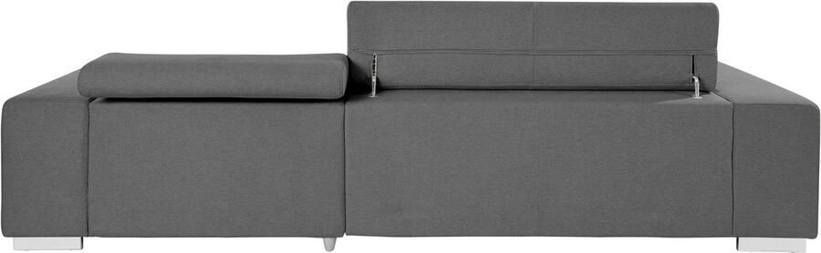 COTTA Hoekbank Orion L-vorm met hoofdbordverstelling & 3 lendenkussens - Foto 10