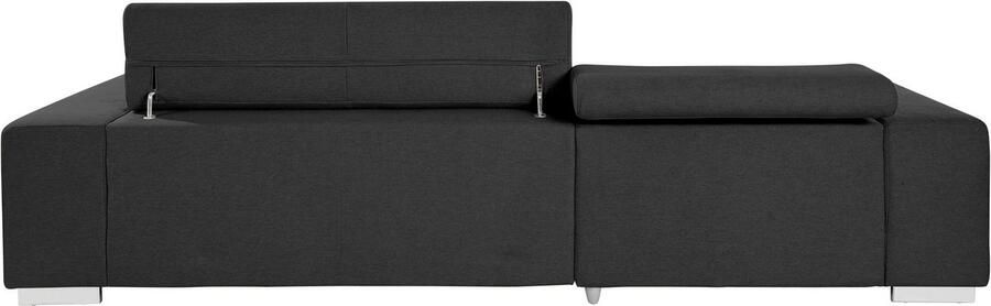 COTTA Hoekbank Orion L-vorm met hoofdbordverstelling & 3 lendenkussens - Foto 9