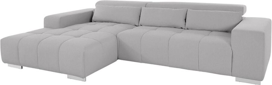 COTTA Hoekbank Orion L-vorm met hoofdbordverstelling & 3 lendenkussens - Foto 9