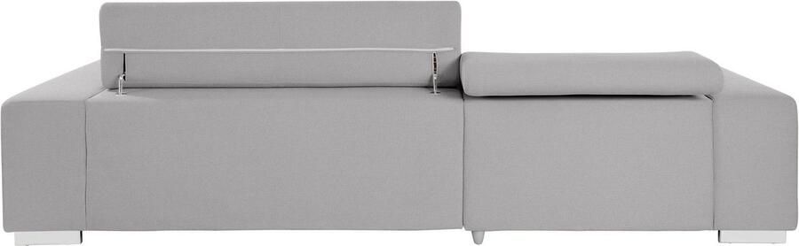 COTTA Hoekbank Orion L-vorm met hoofdbordverstelling & 3 lendenkussens - Foto 10